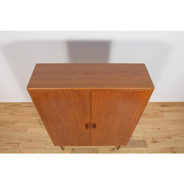 Mid-Century Modern Mid-Century Modern Teak Wardrobe by Børge Mogensen for Søborg Møbelfabrik, Denmark, 1960s For Sale - Image 3 of 16