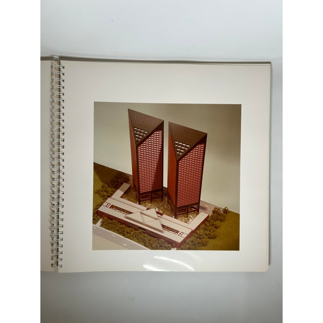 White 1980s Illustrated Elephant Folio, Skidmore Owings & Merrill, Architects Master Plan Proposal - "Twin Towers", Singapore - 1 Book For Sale - Image 8 of 15