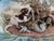 Rare 19th Century French Sarreguemines Majolica "The Hunt of the Wolves" Barbotine Platter, Rare Turquoise Color. For Sale - Image 16 of 17