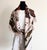 Vivid, luxurious, signed wool extra large scarf/wrap. Incredible color palette of forest green, rust, persimmon, mustard,...