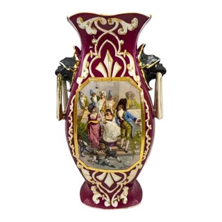 19th Century "Vieux Paris" Vase For Sale