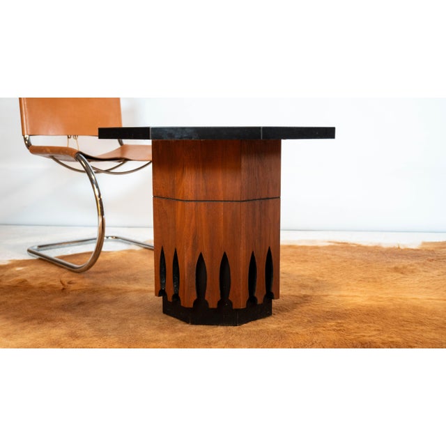 Vintage Harvey Probber Attr. Walnut Side Table For Sale - Image 10 of 15