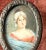 Antique 19th Century Miniature Mini Austrian Aristocrat Woman Portrait Painting For Sale In New York - Image 6 of 6