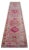 Hollywood Regency 1970s Pink Kurdish Herki Hand-Knotted Distressed Runner For Sale - Image 3 of 12