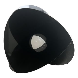 Black Luna Lamp from Rinaldo Cutini, Italy, 1960s For Sale