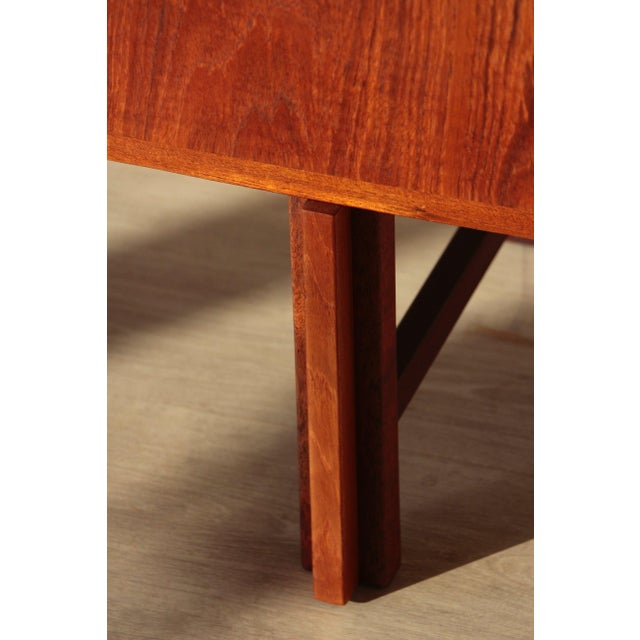 Large Scandinavian Danish Teak Sideboard, 1960s For Sale - Image 11 of 18