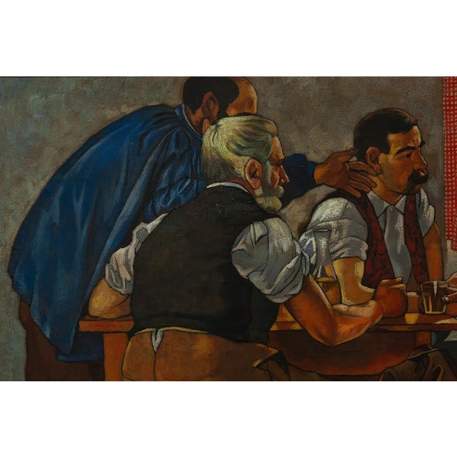 After Buri, Le brave petit tailleur, 1913, Oil on Canvas For Sale - Image 4 of 6