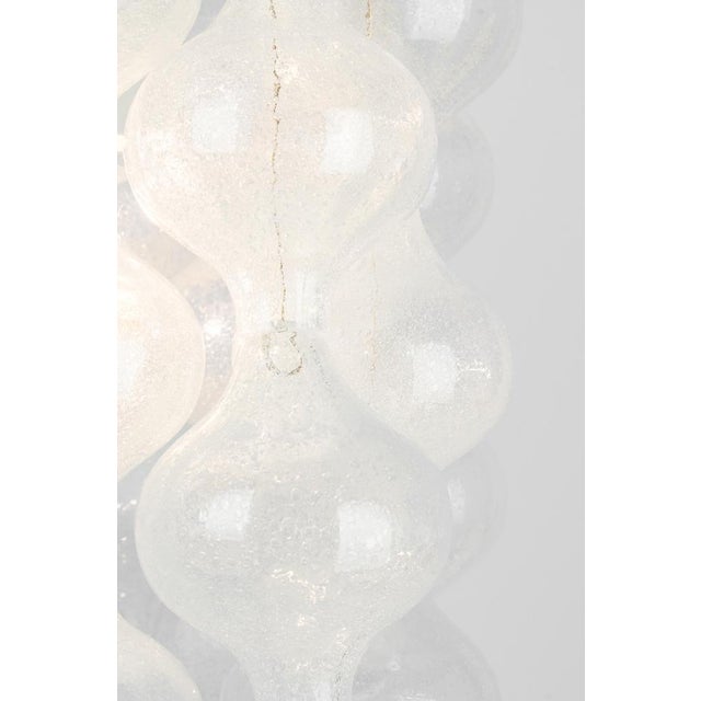 Gold Small Tulipan Glass Pendant attributed to Kalmar, Austria, 1960s For Sale - Image 8 of 18