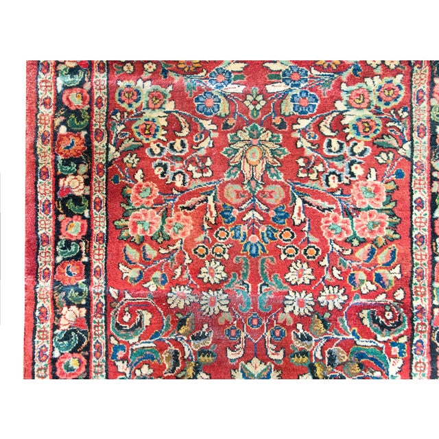 1930s Early 20th Century Persian Sarouk Runner For Sale - Image 5 of 15