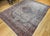 19th Century Persian Kashan Rug, Hand-Knotted Wool & Cotton, Floral Design, Ivory & Navy, 9x12 For Sale In Chicago - Image 6 of 18