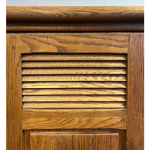Lexington Furniture Oak Pantry / Storage Cabinet For Sale In New York - Image 6 of 10