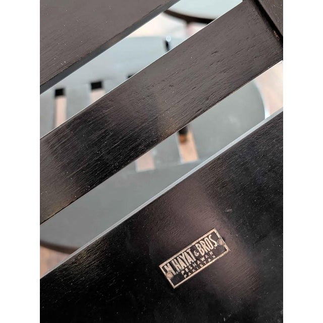 White MCM Black & White Stacking Footstools by M Hayat & Bros For Sale - Image 8 of 9