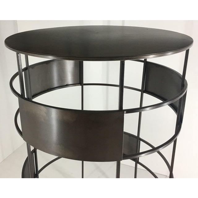 New Handmade Bistro High Table in Wrought Iron For Sale - Image 4 of 6