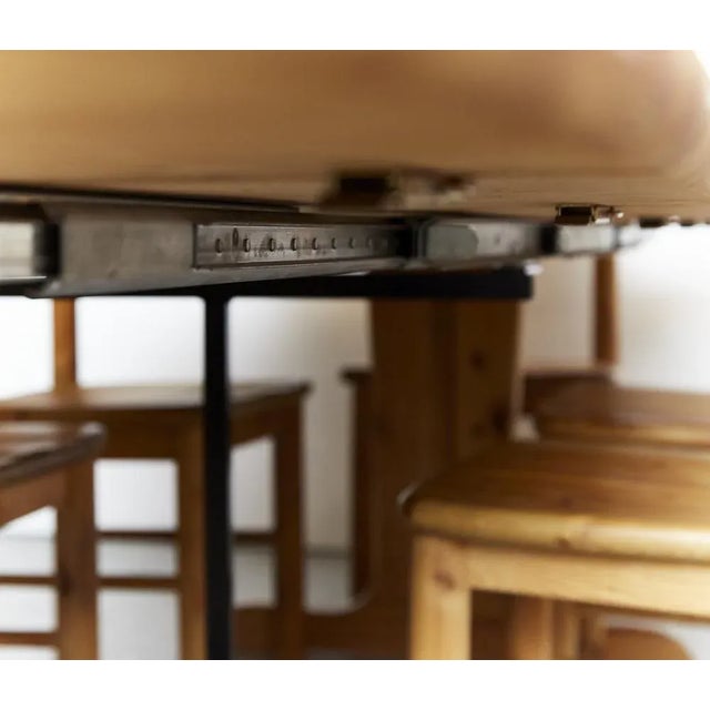 Dining Room Table and Chairs by Rainer Daumiller for Hirtshals Savverk, 1970s, Set of 9 For Sale - Image 15 of 18