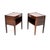 Mid-Century Modern Vintage Danish Bedside Cabinets attributed to Poul Hundevad, 1960, Set of 2 For Sale - Image 3 of 11