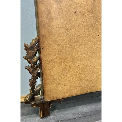 Vintage French Style Carved Wall Mirror with Ornate Frame For Sale - Image 15 of 16