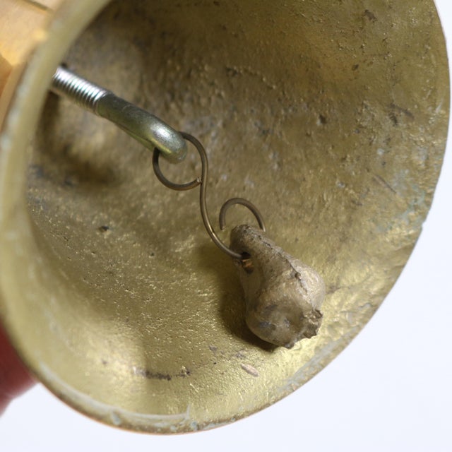 Vintage Mid-Century Solid Brass Equestrian Hand Bell - Horse & Jockey For Sale In Cincinnati - Image 6 of 8