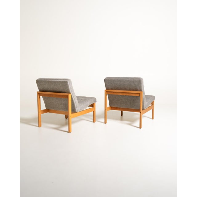 Moduline Lounge Chairs by Torben Lind and Ole Gjerløv-Knudsen for France & Søn, Denmark, 1960s, Set of 2 For Sale - Image 4 of 14
