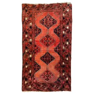 Vintage Wool Turkmen Rug