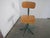 Green Swivel Stool with Backrest, 1970 For Sale - Image 8 of 10