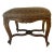 French Carved Wood Upholstered Bench For Sale