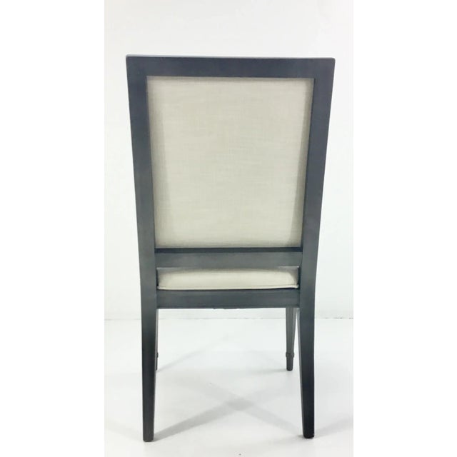 Transitional Caracole Gray and Beige Louis Louis Dining/Desk Chair For Sale - Image 3 of 6