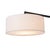 Metal Stretch Arc Floor Lamp - 87", Matte Black, Step Switch, Sturdy Rectangular Base For Sale - Image 7 of 18