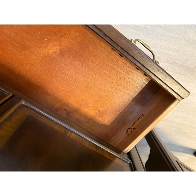 1990s 1990s Drexel Nightstands a Pair Crossbanded Mahogany With Inlay For Sale - Image 5 of 10