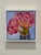 Modern Abstract Floral Folk Art Acrylic Painting on Stretched Deep Canvas, “Heavens Glory,” Signed, Melinda S Best Framed,...