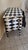 Black & White Diamond Pattern Chest of Drawers For Sale - Image 4 of 5