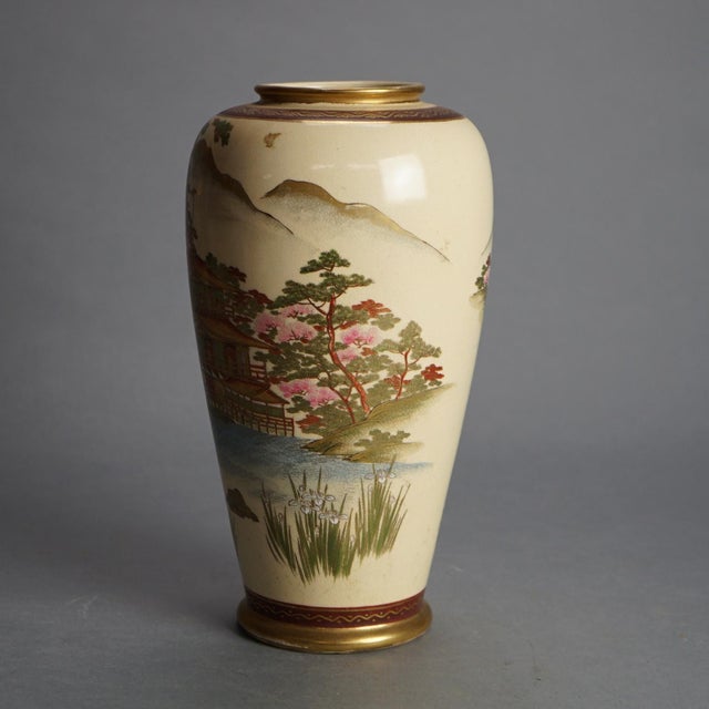 Japanese Vintage Vase 1860~70 幕末_花器_東北窯 Japanese Vintage Vase 1860~70 幕末_花器_東北窯