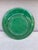 Rustic Small English Green Majolica Water Lilly Plate, Circa 1890 For Sale - Image 3 of 3