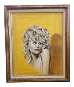 Mid Century Modern Style Original Painting