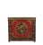 Late 19th Century Hand Painted Circle of Mystic Bird Antique Gansu Tibetan Cabinet 2 For Sale - Image 10 of 10