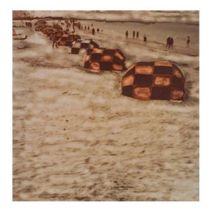 1981 Abstract Cabana Beach Photograph