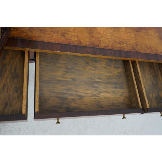 Vintage Regency Style Writing Table Desk For Sale - Image 4 of 18