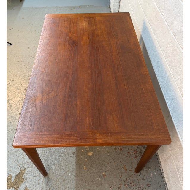 Mid-Century Teak Draw-Leaf Dining Table by Vejle Stole & Møbelfabrik For Sale - Image 9 of 13