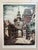 French Country Pair of Signed Mid-Century Hand-Colored German Etchings of Rothenburg Ob Der Tauber | Ernst Geissendörfer & Albert Wiese For Sale - Image 3 of 12