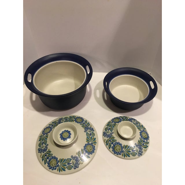 Vintage deadstock Figgio flameware Covered casseroles. You will receive two casseroles, 11 quart and 12 quart covered...