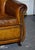 Vintage Art Deco Style Hand Dyed Leather Shell Chairs, Set of 2 For Sale - Image 10 of 17