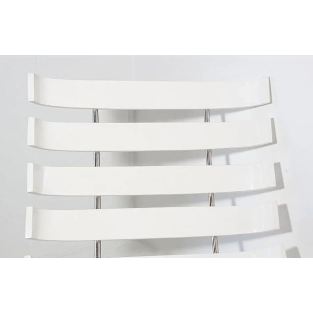 Early 21st Century Early 21st Century Costela Style Lounge White Chair After Martin Eisler Carlo Hauner For Sale - Image 5 of 13