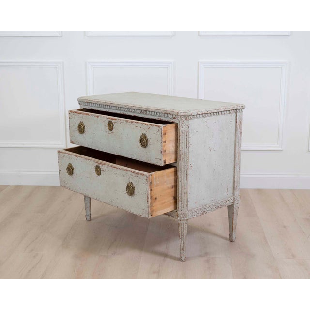 Danish 19th Century Carved Chest of Drawers For Sale - Image 9 of 9