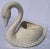 Vintage Large White Ceramic Swan Figurine For Sale - Image 9 of 10