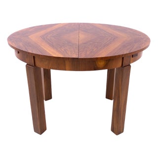 Vintage Polish Art Deco Table, 1949s For Sale
