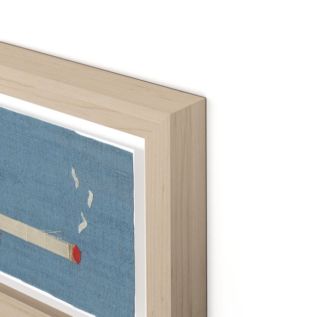 Contemporary Lorraine, Sabrina, Milded, and Ruth Cigarette Pack by Willa Heart in Natural Frame, Set of 4 Mini Art Prints For Sale - Image 3 of 7