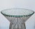 Metal Warren Platner-Style Polished Steel & Glass Round Accent, Side Table For Sale - Image 7 of 13