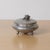 French 1930s French Pewter Floral Vide Poche With Lid For Sale - Image 3 of 11