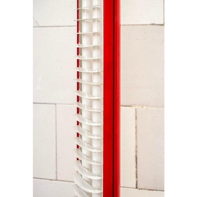 Vintage Halogen and Neon Cast Aluminum Lamp, 1970s For Sale - Image 6 of 9