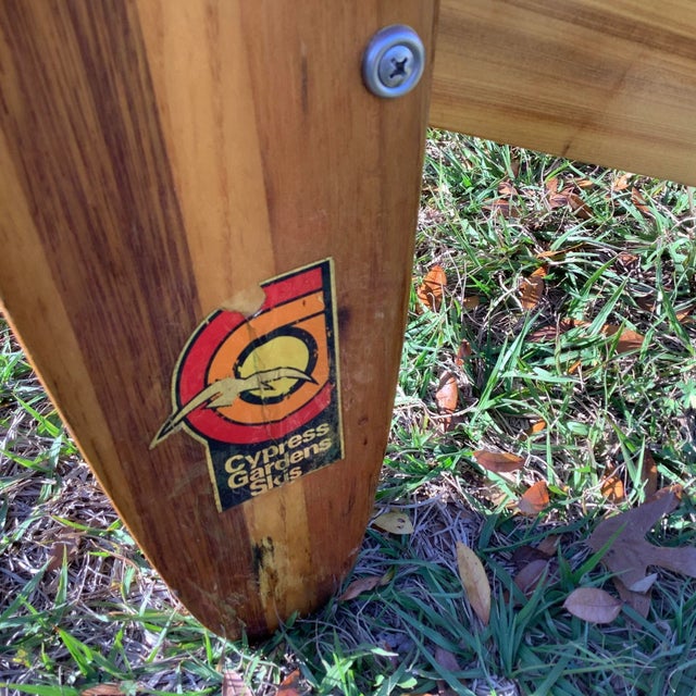 1950s One of a Kind, Dick Pope Jr Cypress Gardens Water Ski Adirondack Chairs Set of 2 For Sale - Image 10 of 11