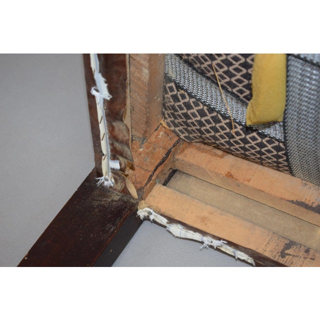 Brown Set of Italian Armchairs, 1940s For Sale - Image 8 of 11